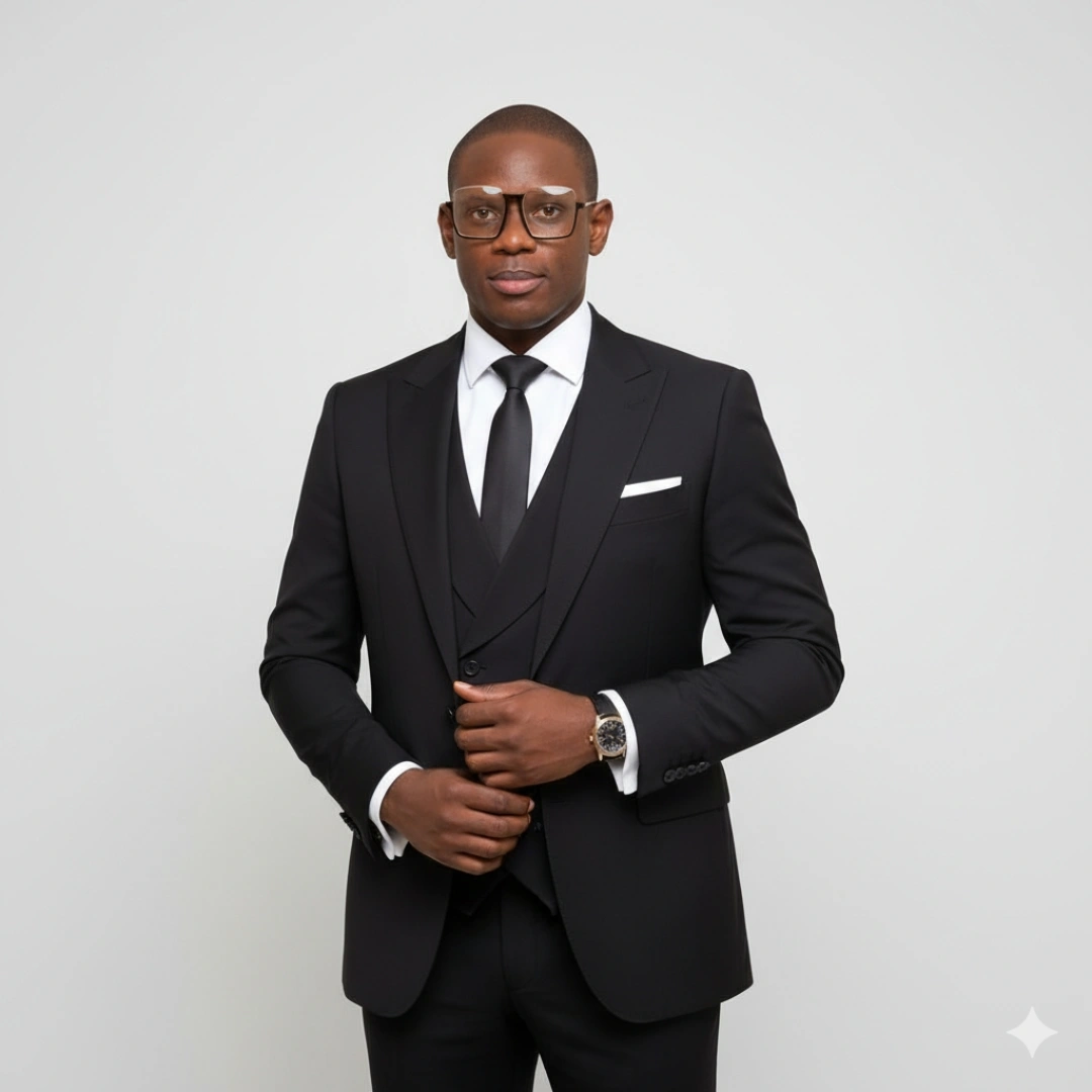 Oluwadamilare Israel in a suit